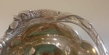 A silver Russian basket, 20th century