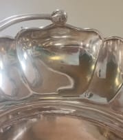 A silver Russian basket, 20th century