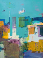 Mary Visser; Harbour Composition, diptych
