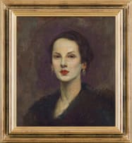 John Henry Amshewitz; Portrait of Miss Naomi Morgan