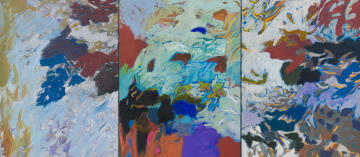 Andrew Verster; Abstract Composition (Paradise Series), polyptych