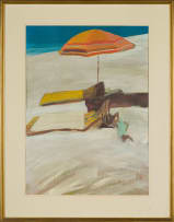 Andrew Verster; Beach Umbrella and Deck Chair