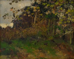 Adrianus Miolée; Boschrand in de Herfst (Boschrand in the Autumn)