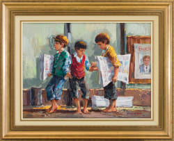 Andre de Beer; Newspaper Sellers