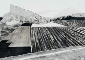 Setlamorago Mashilo; Untitled (Abstract Landscape)