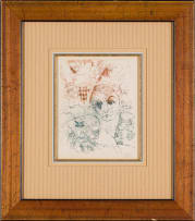 Michael Heyns; Figure with Pomegranates, Doves and Butterflies