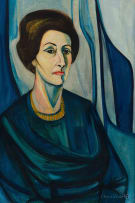 Anna Vorster; Woman in Blue