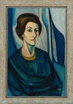 Anna Vorster; Woman in Blue