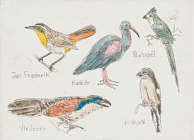 Claudette Schreuders; My Voëls I (My Birds I)