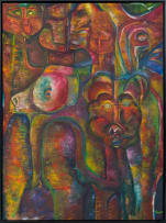 Paul Sekete; Group of Figures