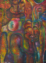 Paul Sekete; Group of Figures