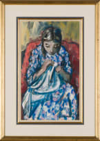 Hennie Niemann Snr; Woman Sewing