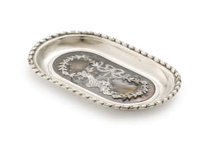 An Edward VII silver mounted tortoiseshell dressing table tray, Synyer & Beddoes, Chester, 1906