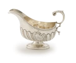 An Edwardian silver sauceboat, Williams (Birmingham) Ltd, 1902