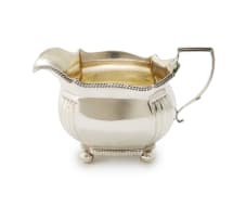 A George III silver milk jug, Charles Fox I, London, 1808