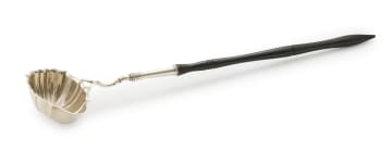 A silver-plated punch ladle, Olri, c.1970
