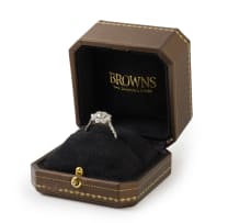 Diamond protea ring