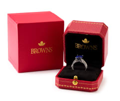 Tanzanite and diamond ring, Browns