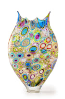David Patchen; Murrine and cane 'Foglio' glass baluster vase
