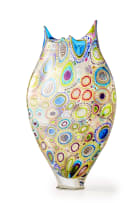 David Patchen; Murrine and cane 'Foglio' glass baluster vase