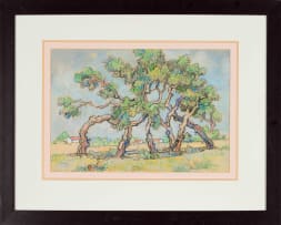 Gregoire Boonzaier; Landscape with Trees
