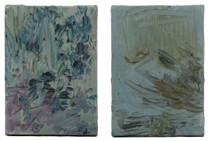 Nabeeha Mohamed; Untitled (Botanical Abstract) I; Untitled (Botanical Abstract) II, two