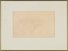 Jacob Hendrik Pierneef; Bushveld Landscape with Acacia Tree
