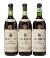 Meerlust; Cabernet Sauvignon; 1980; 3 (1 x 3); 750ml