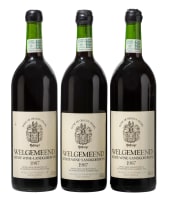 Welgemeend; Red; 1987; 3 (1 x 3); 750ml