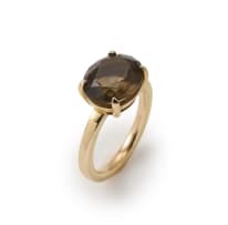 Smokey quartz ring