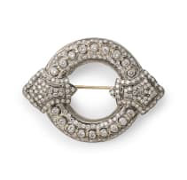 Vintage diamond brooch