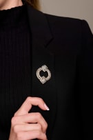 Vintage diamond brooch
