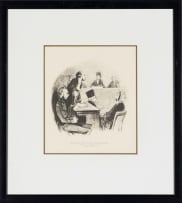 Honore Daumier; So Goes His Story; Plead Not Guilty; A Sure Case; This Saintly Woman; Such a Devoted Husband; A Respected Citizen, from the Law and Justice portfolio, six