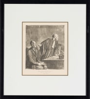 Honore Daumier; So Goes His Story; Plead Not Guilty; A Sure Case; This Saintly Woman; Such a Devoted Husband; A Respected Citizen, from the Law and Justice portfolio, six