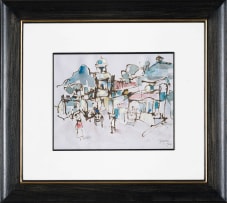 Gregoire Boonzaier; Street Scene