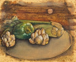 Ernst de Jong; Still Life with Green Pepper