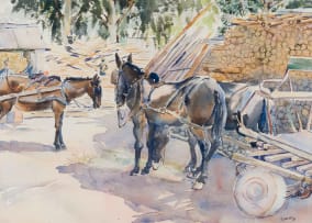 Durant Sihlali; Horses at the Timberyard