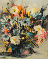 Jan Dingemans; Flowers in a Vase