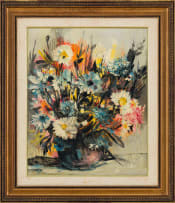 Jan Dingemans; Flowers in a Vase