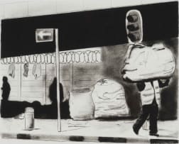 Sam Nhlengethwa; Under the Bridge