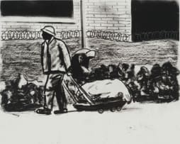Sam Nhlengethwa; Searching II
