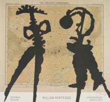 William Kentridge; William Kentridge: Goodman Gallery, Johannesburg, March 2003, poster