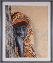 Marion Boehm; Figure in Orange Headscarf