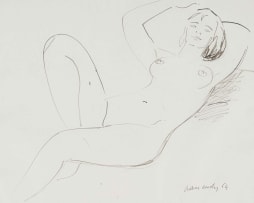 Maurice van Essche; Reclining Nude