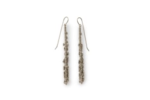 Lilly Friedlaender white gold kinetic earrings