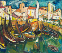 Irma Stern; Fishing Harbour, Algeciras