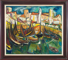 Irma Stern; Fishing Harbour, Algeciras