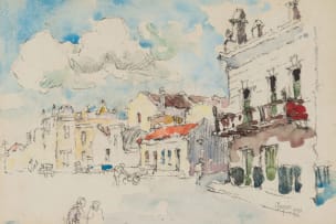 Gregoire Boonzaier; Cape Street Scene