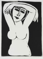 Jan Vermeiren; Standing Nude