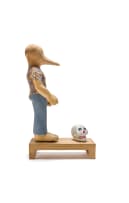 Conrad Botes; Untitled (Tattooed Figure and Skull)